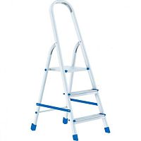 Стремянка, 3 ступени, Сибртех, алюминиевая 97713  картинка